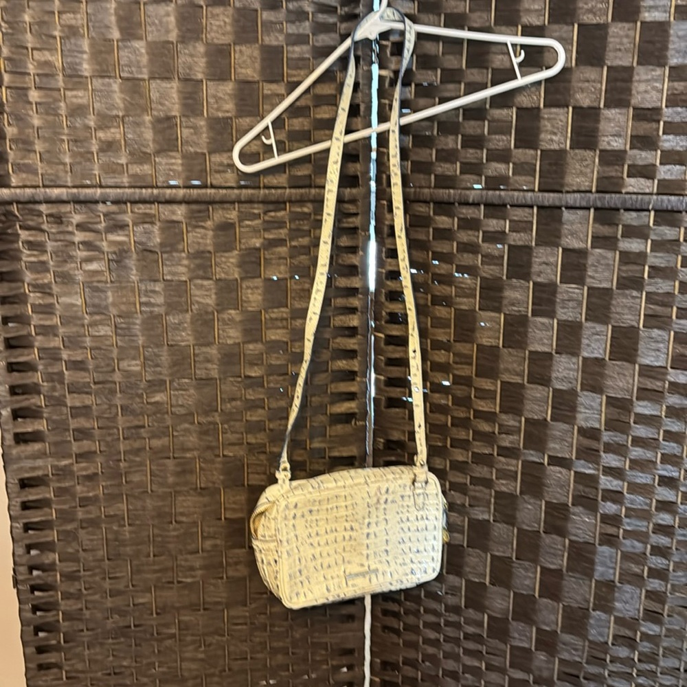 Brahmin blue/white shoulder/crossbody